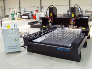 石家庄赵县双头立体多功能石材雕刻机HW-1325-2Z